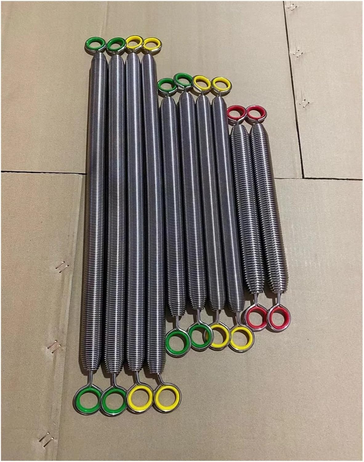 10PCS Pilates Pro Extra Resistance Springs,Pilates Reformer Equipment，Wire Extension Spring for Yoga