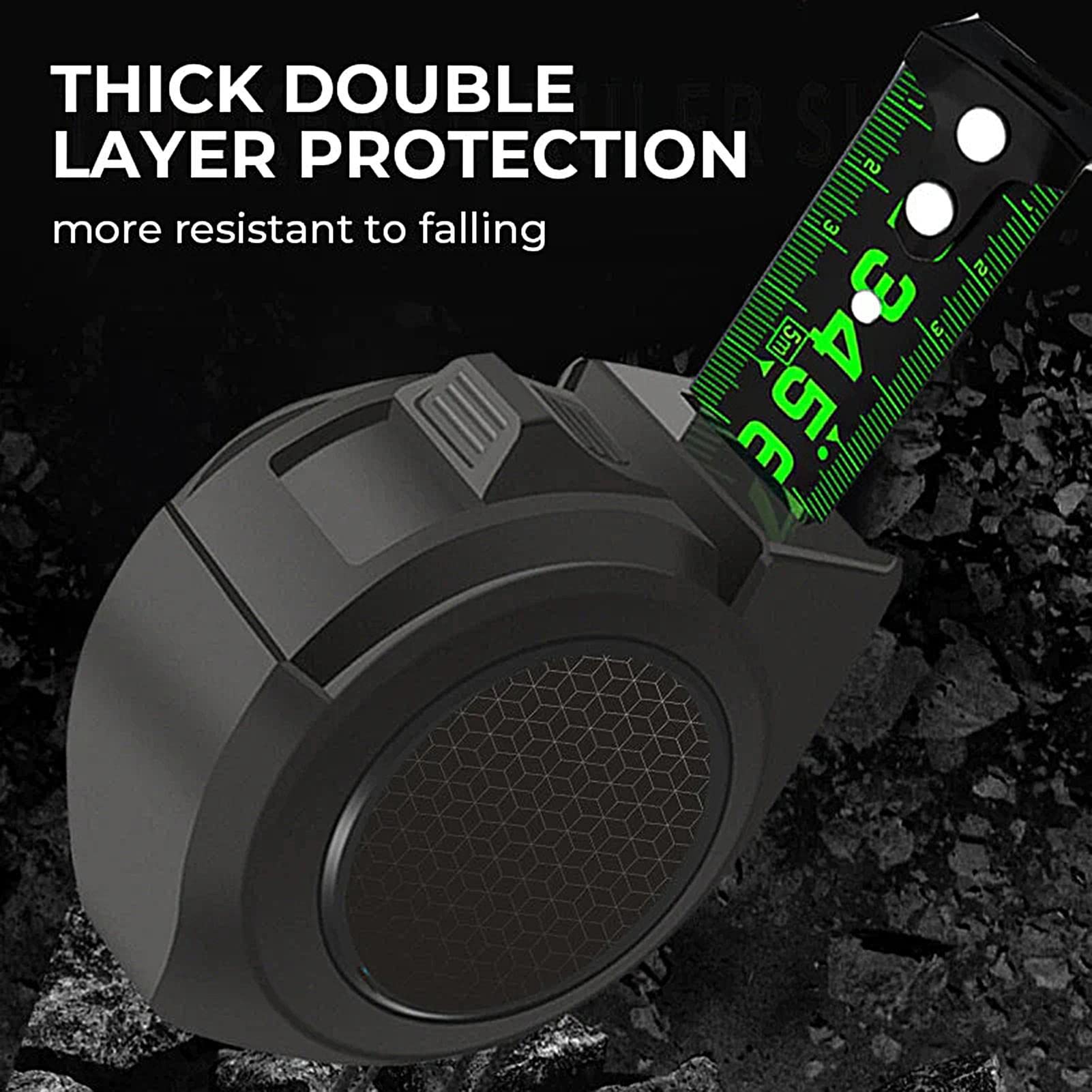 SSKFHGI ZOHIKO Self Locking Fluorescent Steel Tape Measure HighPrecision Inkjet Code Meter Widened Measuring Box Ruler Ruler Tool - View #4