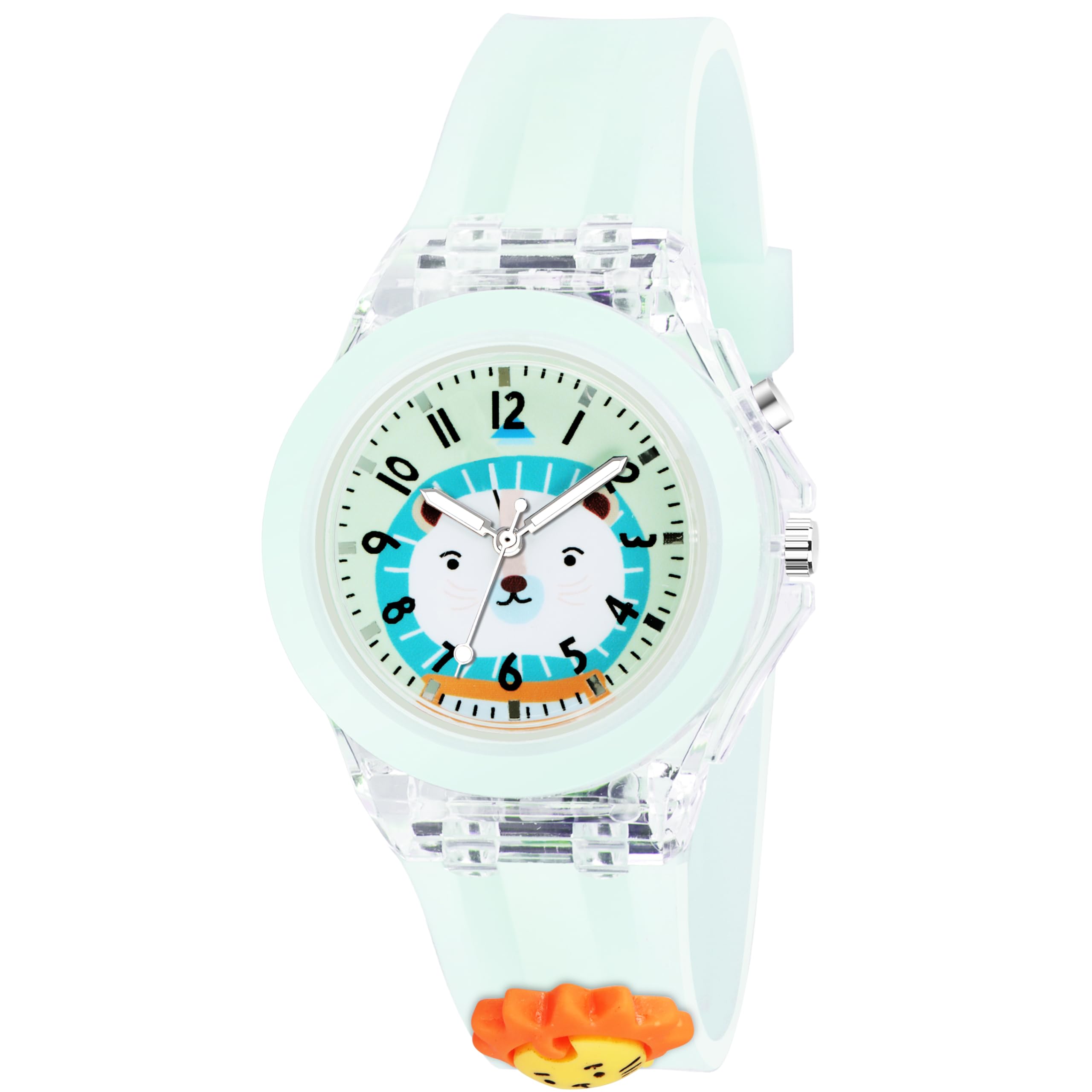 Matrix Unisex Stainless Steel Kids Edition 3D Cartoon Analogue Watch With Disco Light | 3D Cartoon Character On Strap | For Kids (Green), Band Color-Multicolor,Dial Color-Multi-Color (B0CRZ2CXBB) Amazon Price History, Amazon Price Tracker