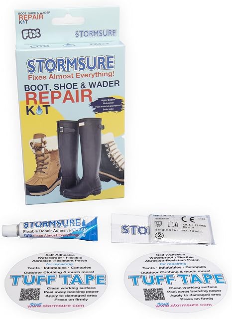 Stormsure Boot, Shoe and Wader Repair Kit Clear 5g