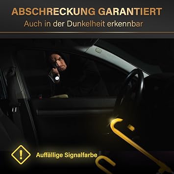 HELDENWERK® Steering Wheel Clamp for Car and Motorhome Immobiliser