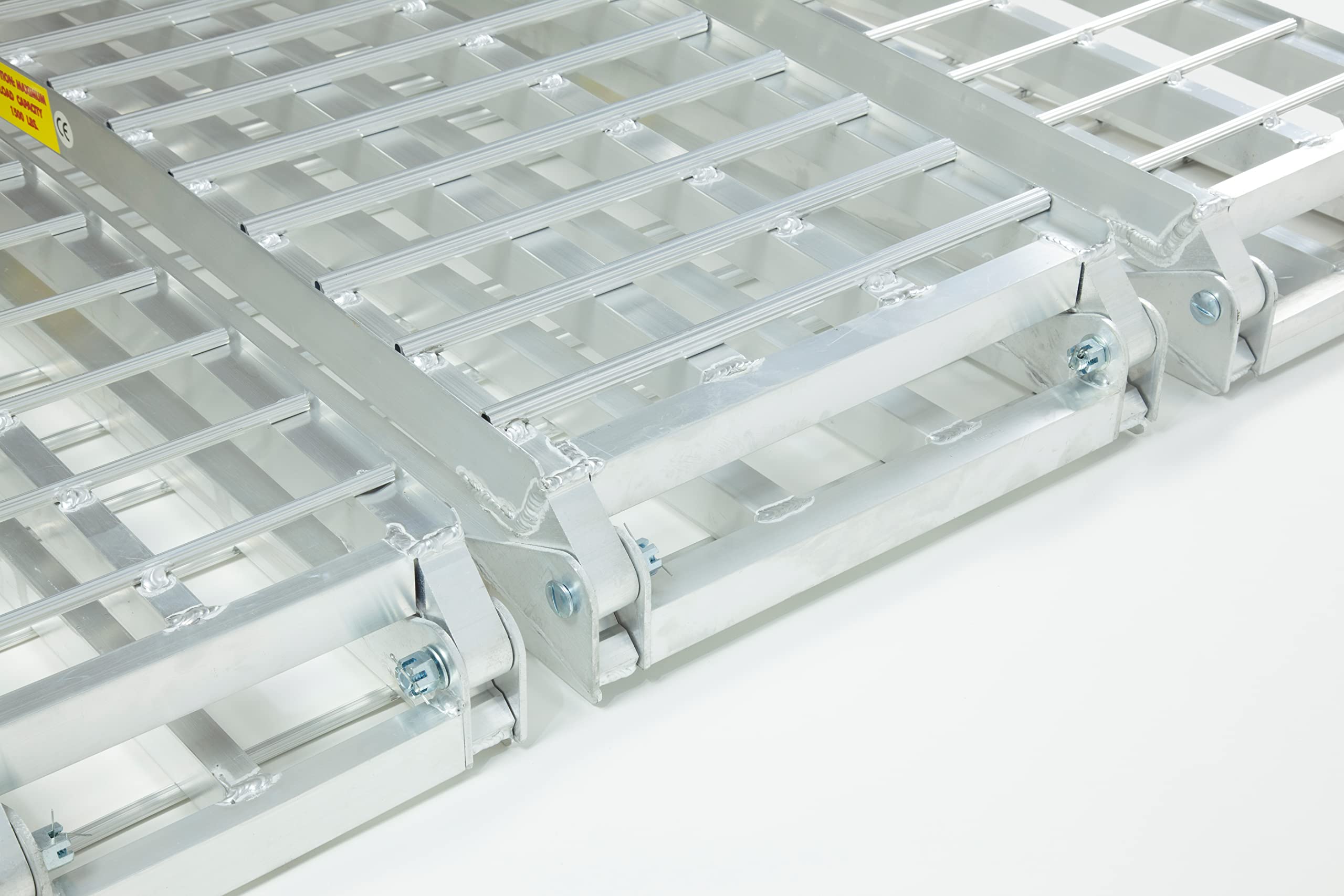 The Ramp People einzelne zusammenklappbare Auffahrrampe bis zu 680kg Trangkraft. Laderampe Anhänger, PKW, 2,75m lang, 44cm breit - Auffahrrampe Motorrad (Set)