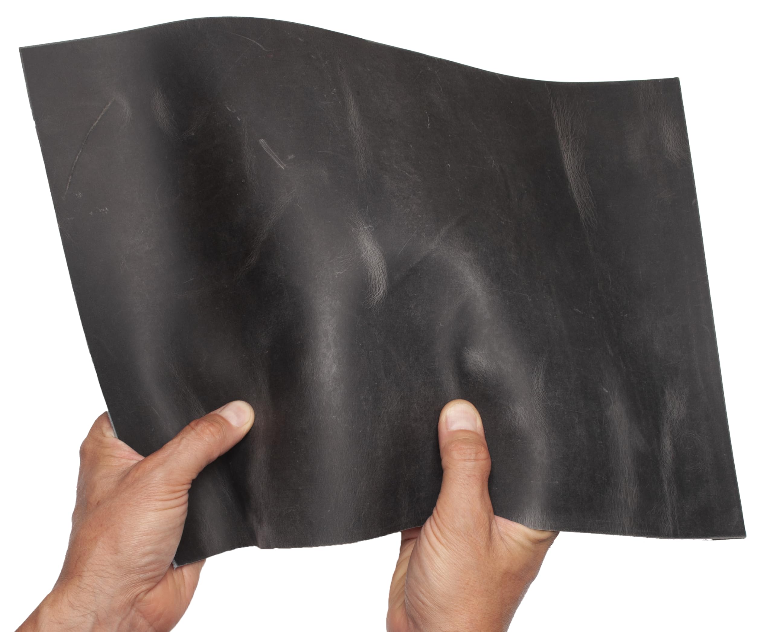 HAPPER STUDIO Cowhide Leather 2mm Thickness Pull-Up Crazy Horse Leather Genuine Leather Sheets for Crafts. (10, Grey, A6 (105x148mm)) - Image 4