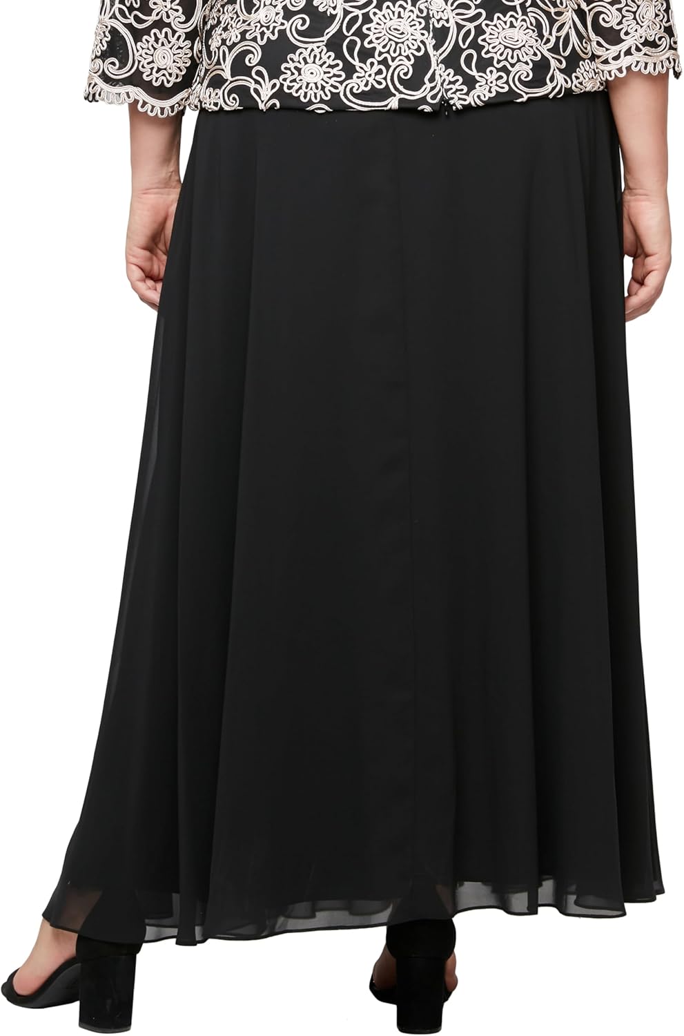 Alex Evenings Womens Full Length Formal Maxi Skirt (Plus Size) - Image 2