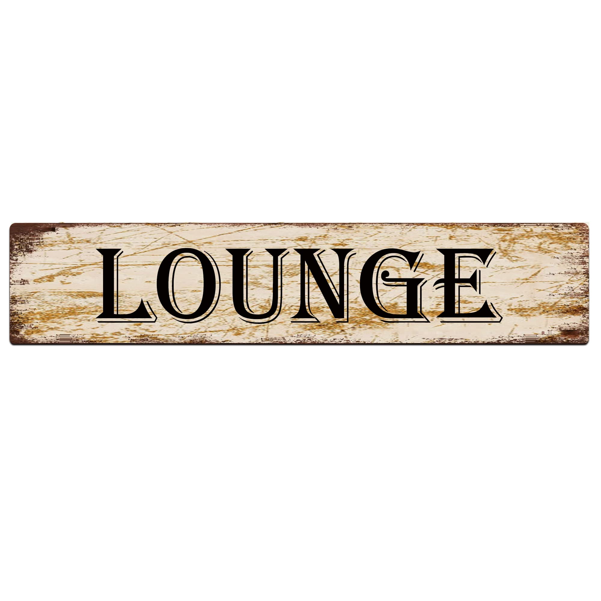 Lounge Retro Tin Signs Aluminum Metal Sign for Kitchen Home Garden Wall Bar Cafe Decor 4x16 Inch