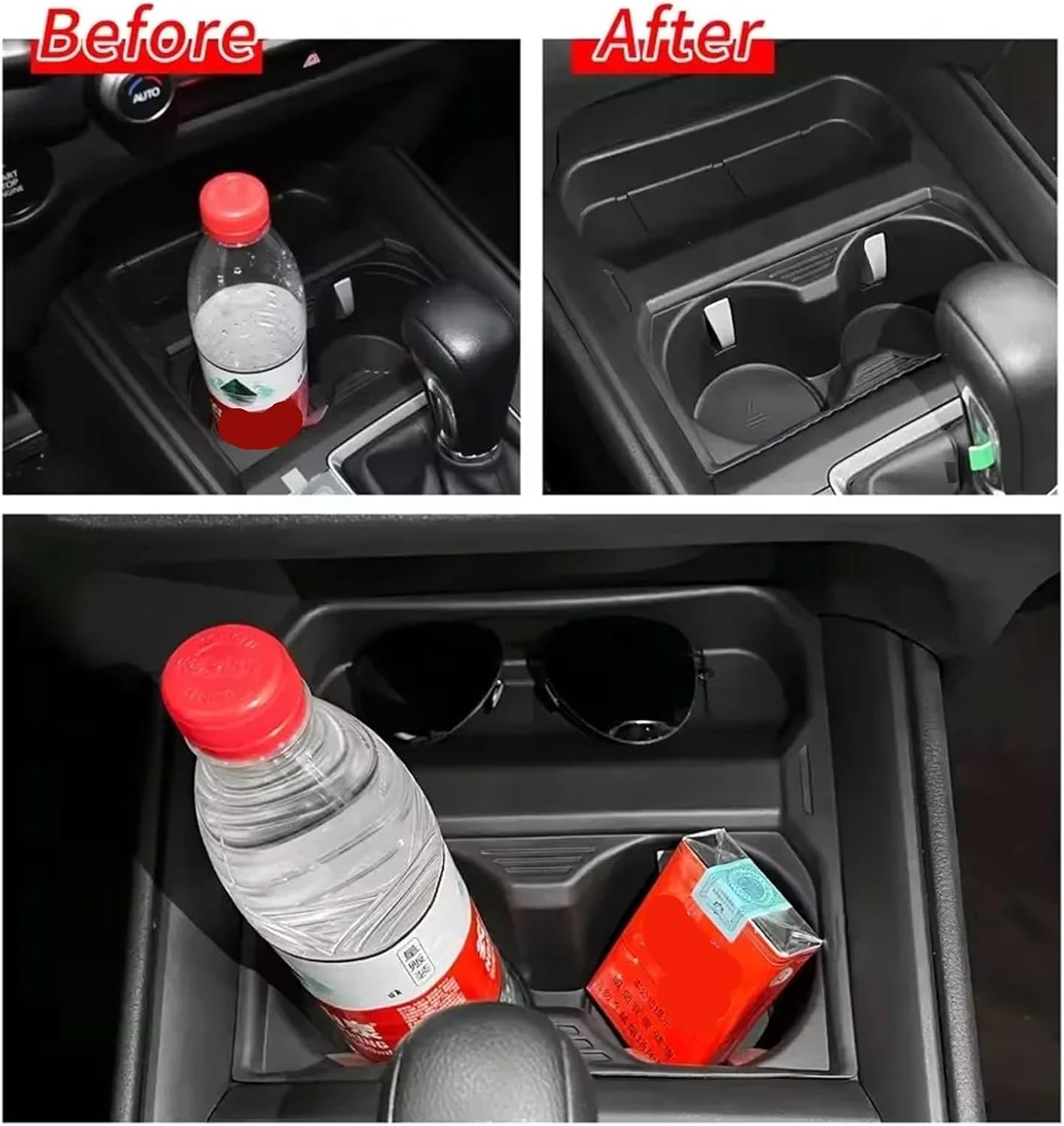 マツダ CX-50 カップホルダー 衝撃吸収 センターコンソール アームレスト 収納ボックス トレイ 車内アクセサリー ド コンソー