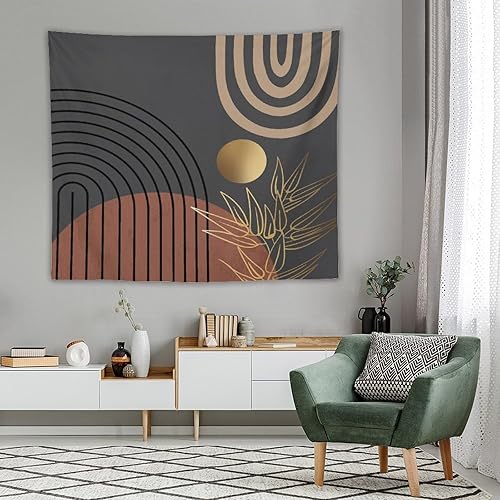 Miniatura 234 de Tapiz floral retro de los años 60 y 70, diseño hippie de primavera Groovy Flower Power Flower Boho para colgar en la pared, arte neutro para Hippie