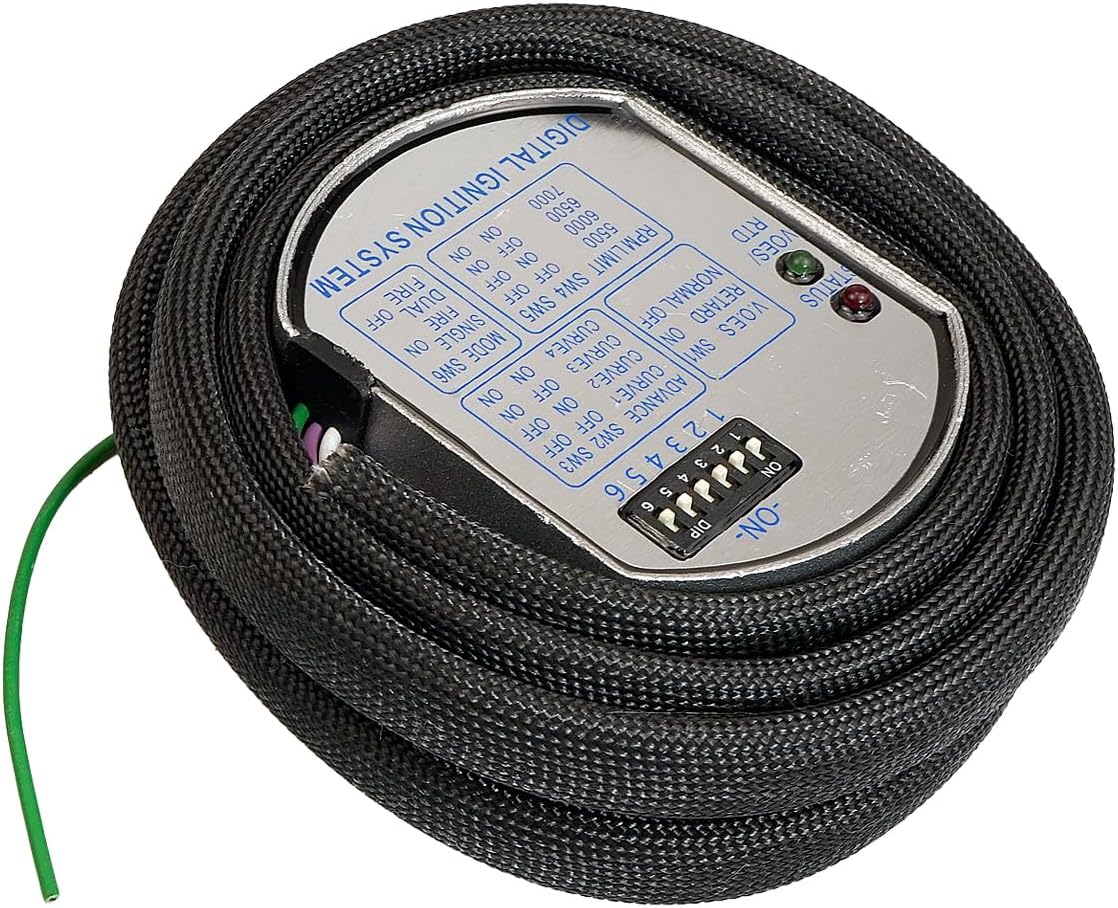 Single Fire Programmable Ignition Coil Kit - Direct Fit for 1970-99 Harley Big Twin Models (Excluding Twin Cam) & 1971-2003 Sportster (Except "S" models), Replaces 53-660