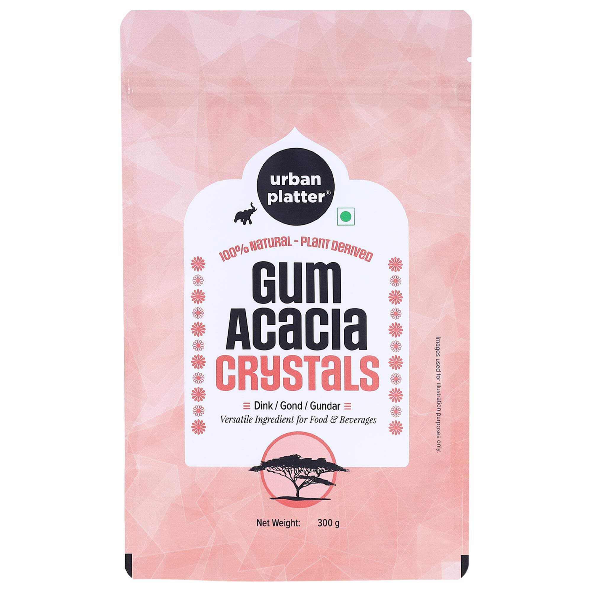 Urban Platter Gum Acacia Powder, 300g (Natural Dink Gond Gunder, Prebiotic Fibre, Baking Binder, Natuarally Gluten Free)-image-18
