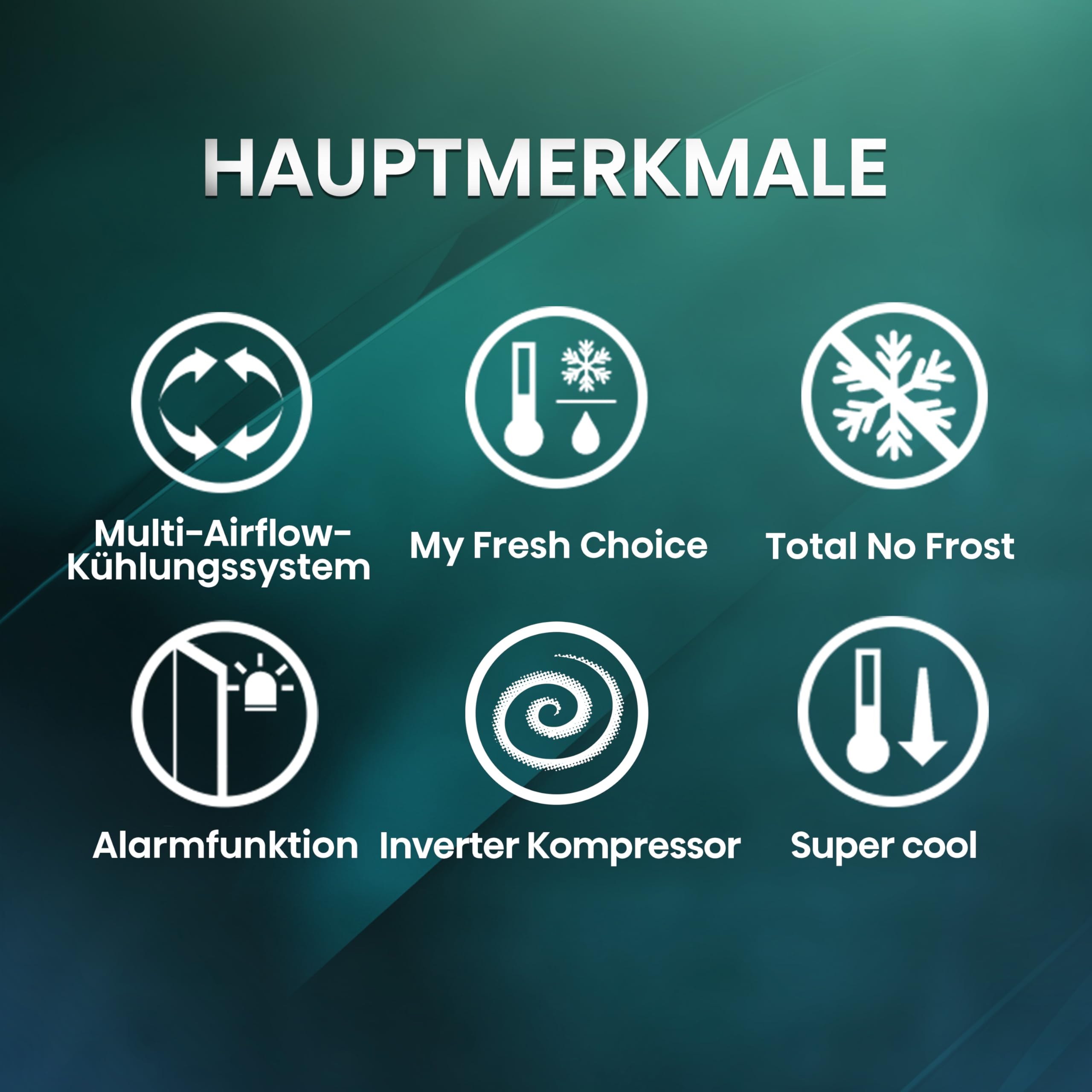 Hisense RQ563N4SF2 Cross Door Kühl-Gefrierkombination/ NoFrostPlus/ Inverter-Kompressor/ HolidayMode/ SuperCool/ 181 cm/ Kühlteil 294 l/ Gefrierteil 160 l/ 40 dB/ 279 kWh/ Jahr/ Schwarz