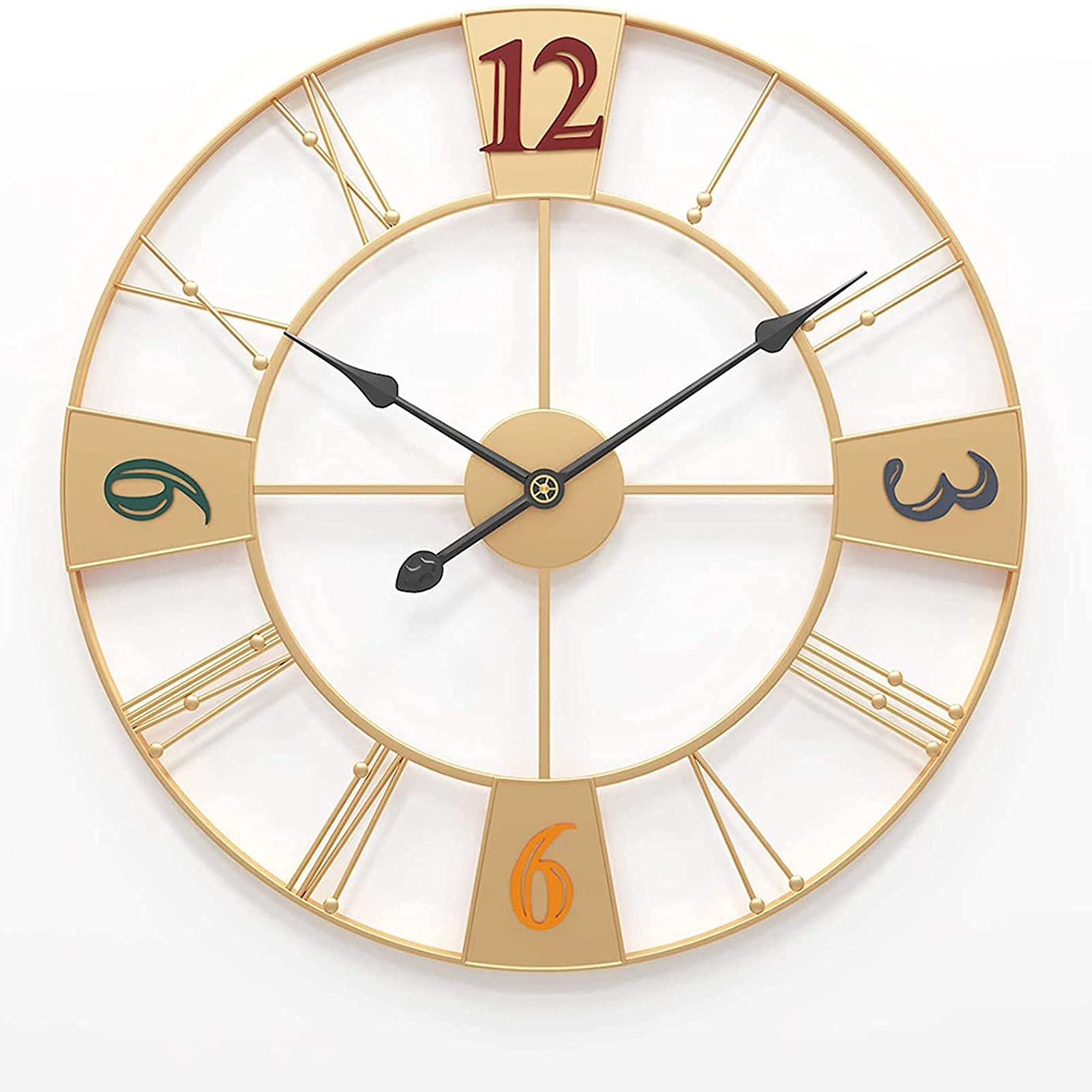Horloge murale de jardin rétro Rome pour sublimer vos terrasses et patios