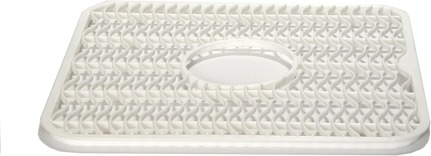 SOFINNI Kitchen Sink Protector White Plastic Sink Grate