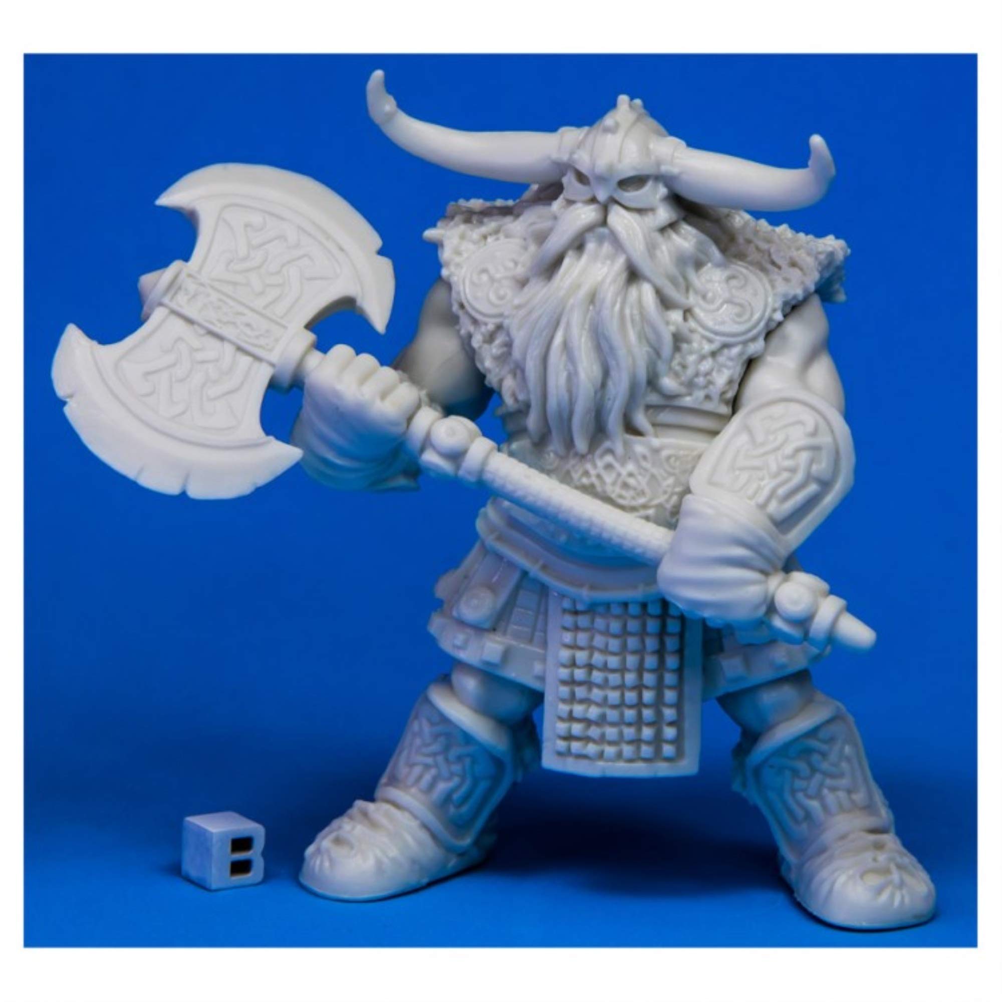 ReaperMiniatures Frost Giant Bodyguard 2H Axe 77544 Bones Unpainted RPG Figure