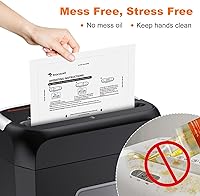 Vista 4 de Bonsaii Hojas lubricantes para trituradoras de papel, paquete de 12 (8.4 x 5.9 pulgadas/pieza)