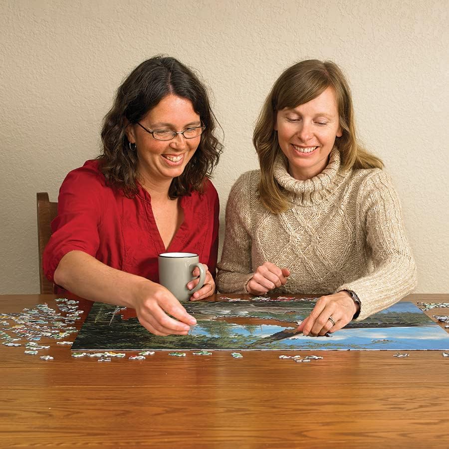 Miniatura 3 de Cobble Hill - Rompecabezas de 1000 piezas, águilas anidadas, póster de muestra incluido