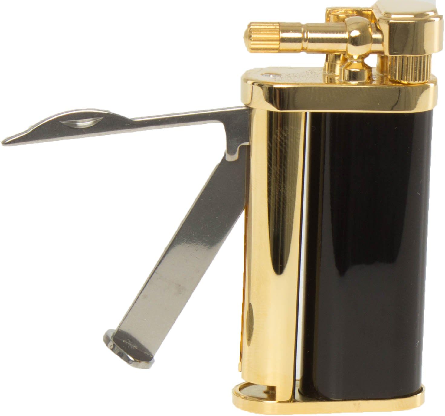 Kiribi Tomo Gold & Black Pipe Lighter