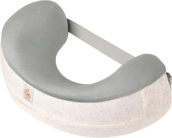 Ergobaby   Natural Curve Nursing Pillow/Starlight Cream with Belt, Nursing Cushion FDEGNPASTRCRMSTP
