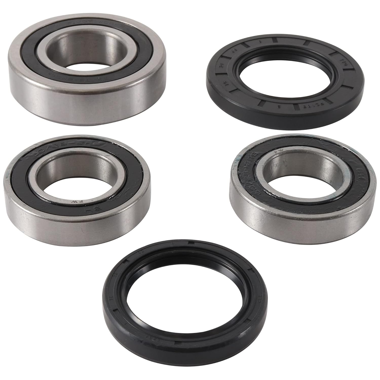 Pivot Works Wheel Bearing Kit PWRWS-S05-000 for Suzuki GSF 1250 Bandit 2007 2008 2009, GSX-R 600 2004 2005 2006 2007 2008 2009, GSX-R 750 2003 2004 2005 2006 2007 2008 2009, GSX-R1000 2017