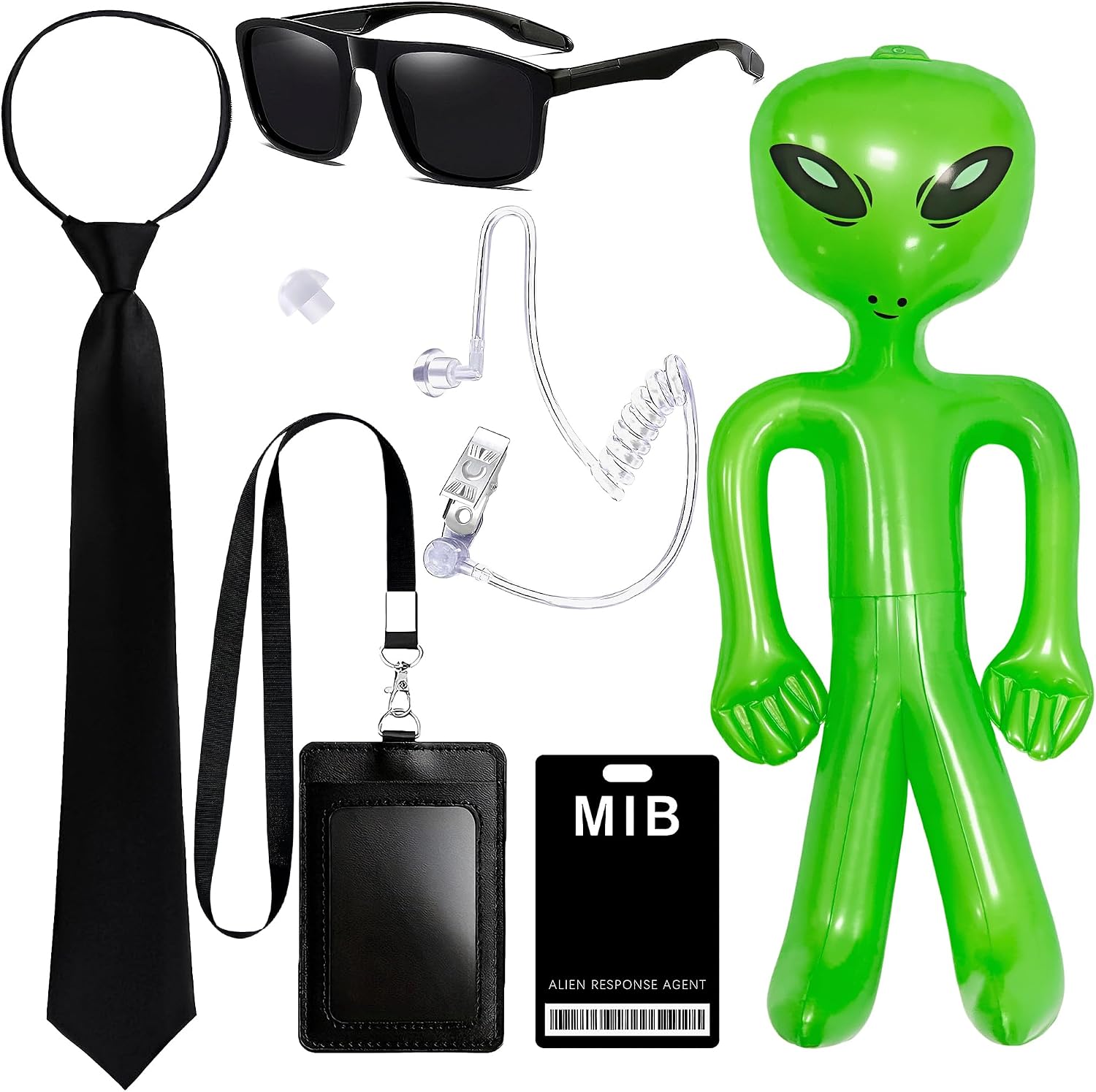 Horolam MIB Agent Costume Accessories, Secret Service Costume Spy Costume Set for Men Women Kids for Halloween Cosplay