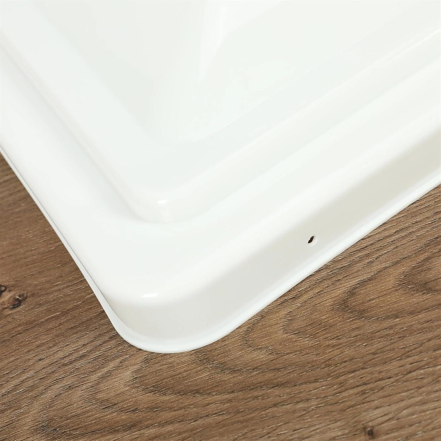 14" x 14" Camper Roof Top Vent Cover Lid - for Elixir RV, Trailer & Camper Replacement Parts - White RV Roof Venter Plastic Cover Lid