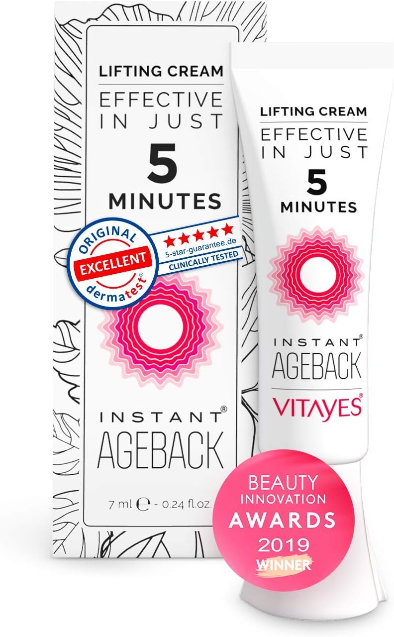 Vitayes Instant Ageback, Ageless facelift cream, anti aging cream, Instantly reduce under-eye bags, fine lines