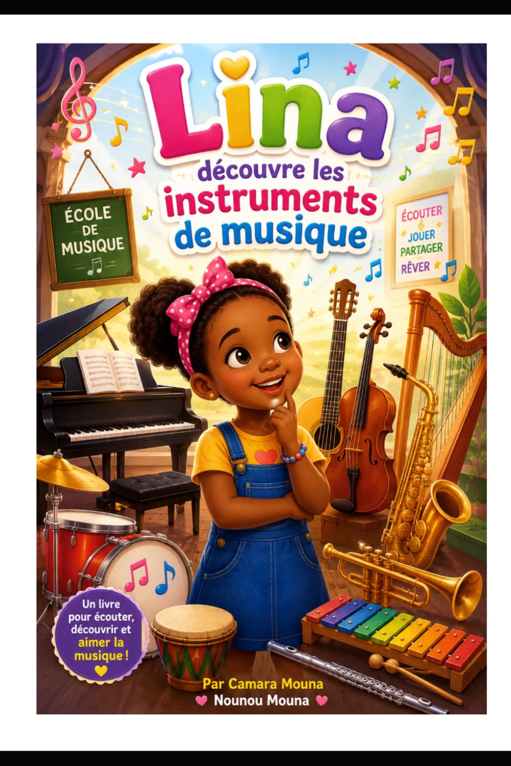 Lina découvre les instruments de musique