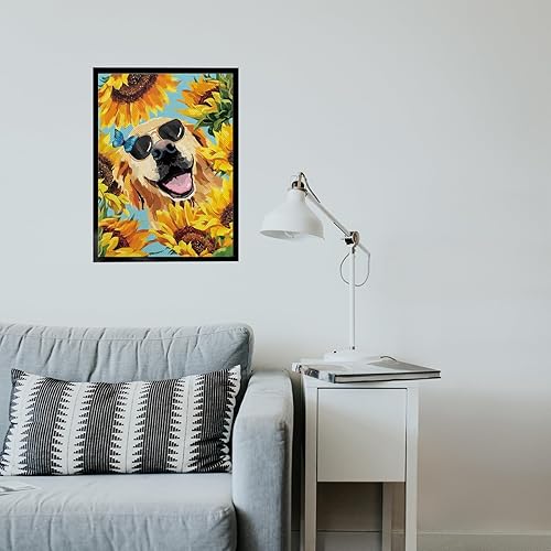 Miniatura 5 de Jnglr Kit de pintura de diamantes redondos 5D para adultos, kit de pintura de diamantes redondos por número para adultos principiantes, kit de