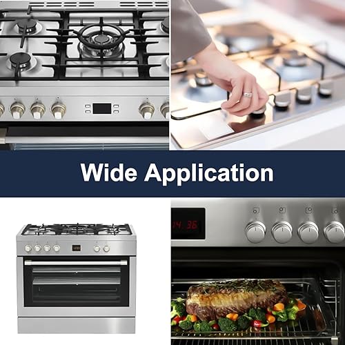 Miniatura 7 de 6 fundas de seguridad para pomos de estufa, con cintas de doble cara, cubiertas universales para pomos de estufa de gas, para niños, bebés, a prueba