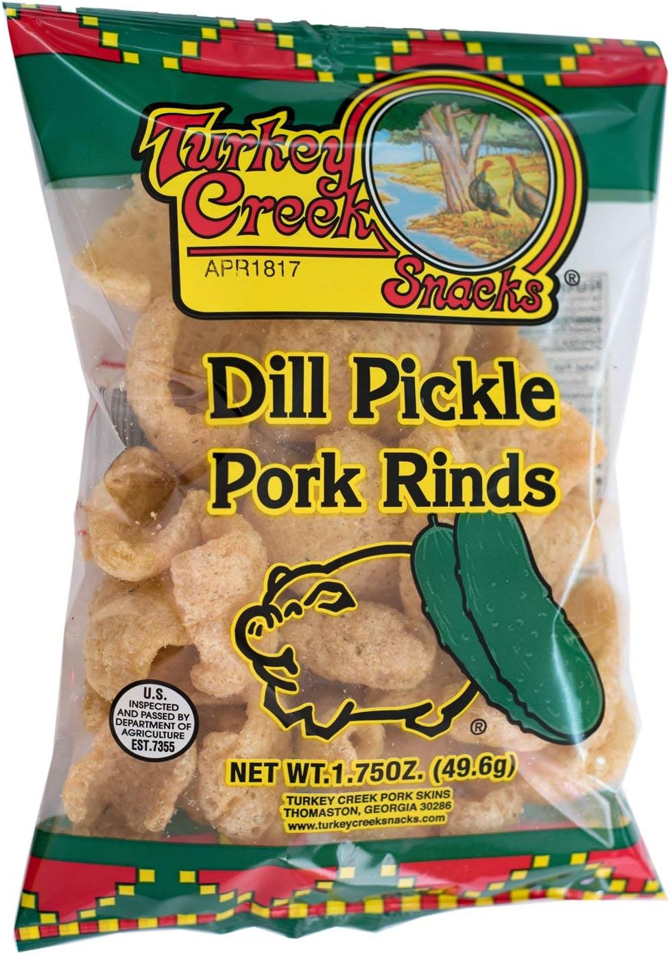America's Best, offers a 12-Bag Case Pack of its Dill Pork Rinds. These Pork Cracklin Chips (Chicharrones) are a packed in 12 individual 2.0 oz bags. (Dill)