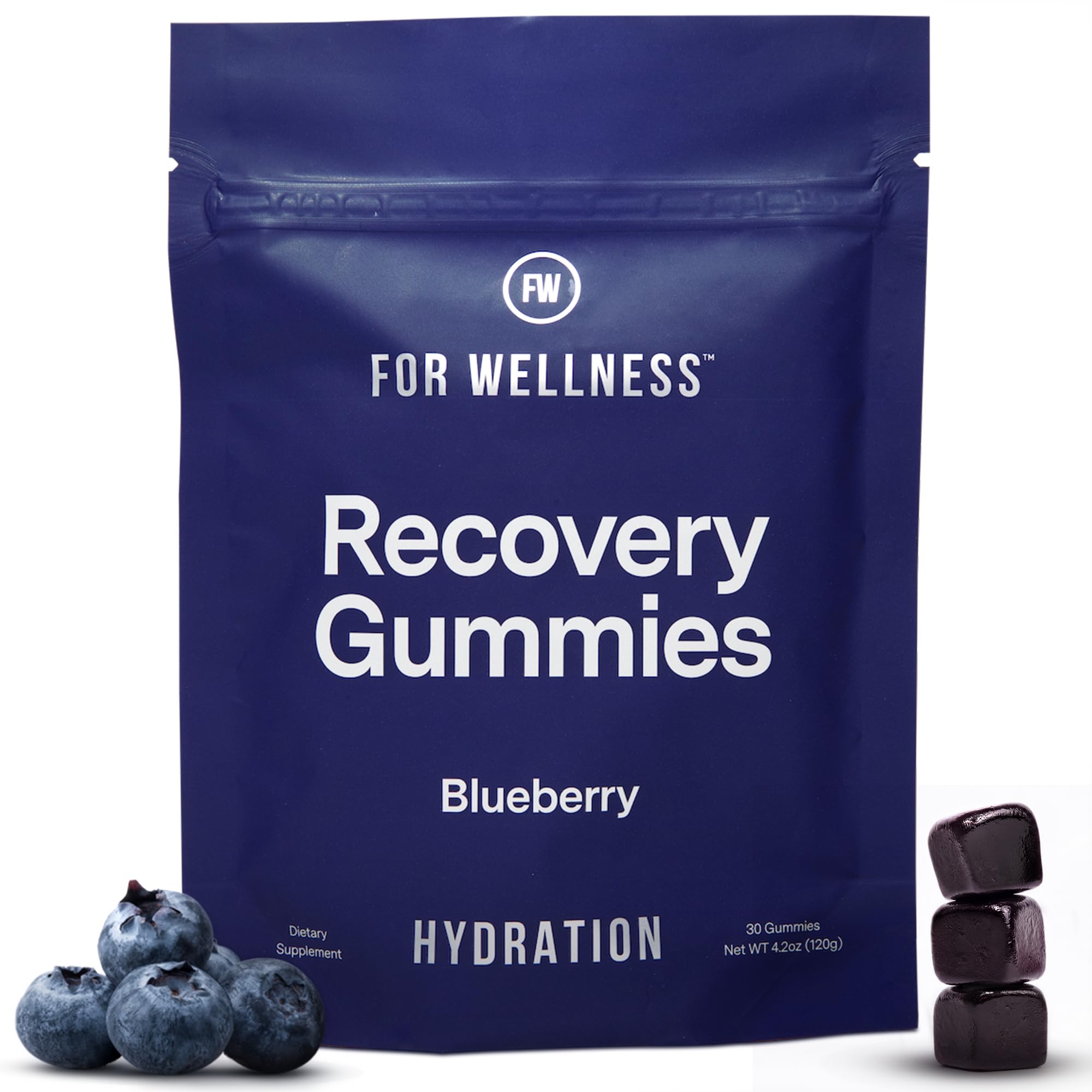 For Wellness Recovery Gummies Hydrate Blueberry