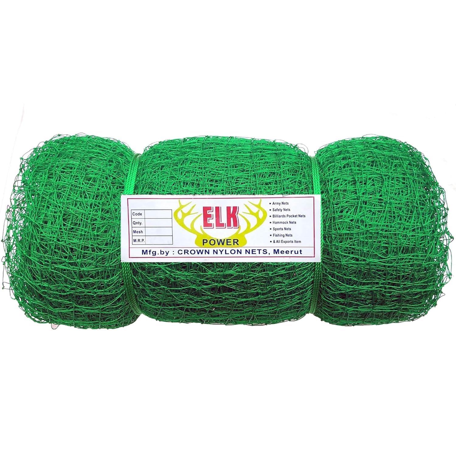 Elk Power GRN-100X12 Cricket Net – 100x12 Ft Heavy-Duty Green Nylon Practice Net for Outdoor Use-image-37