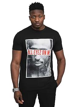 Tupac T Shirt 2Pac All Eyez On Me Logo Official Unisex Black Size