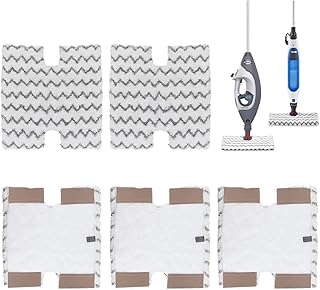 Sgizoku 5 Stück Dampfreiniger-Pads, Ersatz, kompatibel mit Shark Steam Mop S6003UK, S6001UK S6003UK S3973D, S6002, S5003D,...