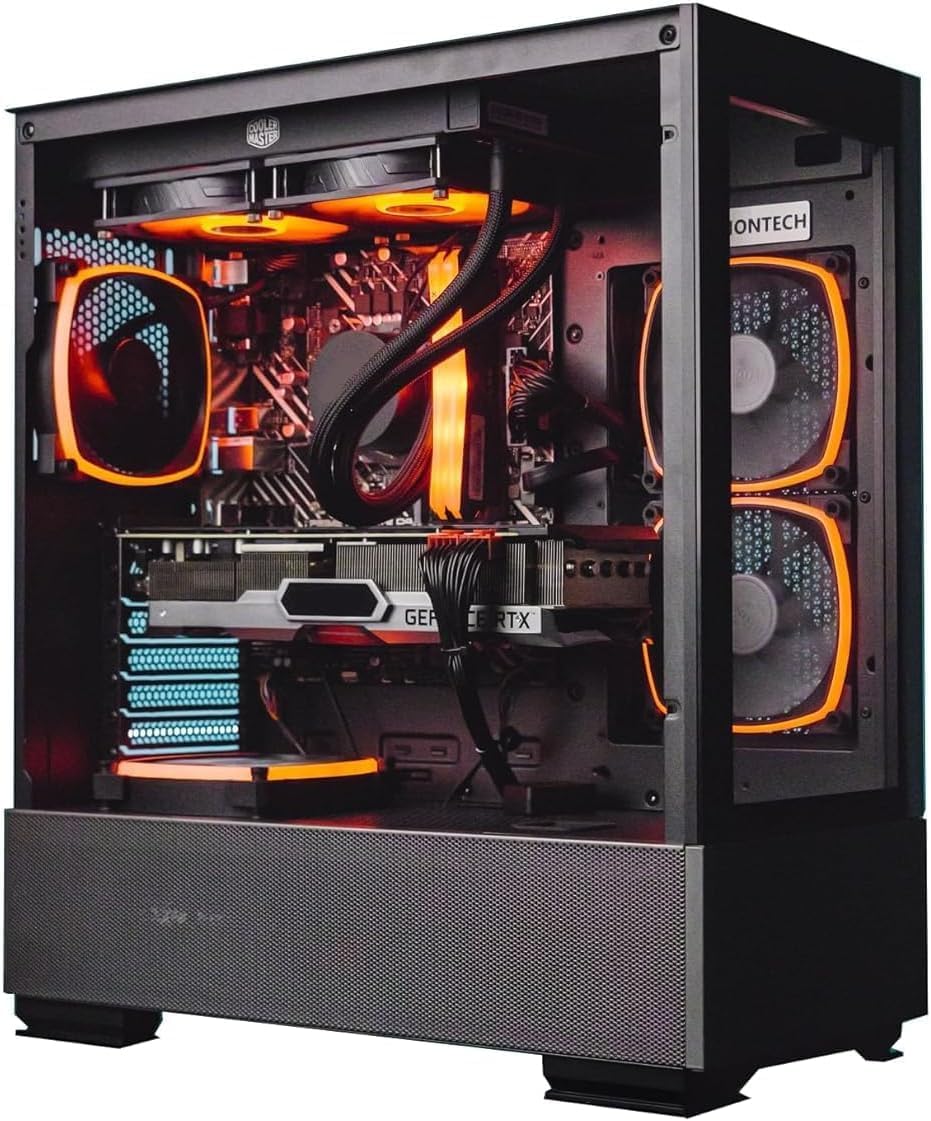 Nanotech Super Gaming PC- Intel Core i7-14700F, RTX 4060Ti 8GB, 32GB (2 * 16) DDR5 RAM, 2TB NVMe SSD, 750W PSU, W11 Pro. (Upgraded)