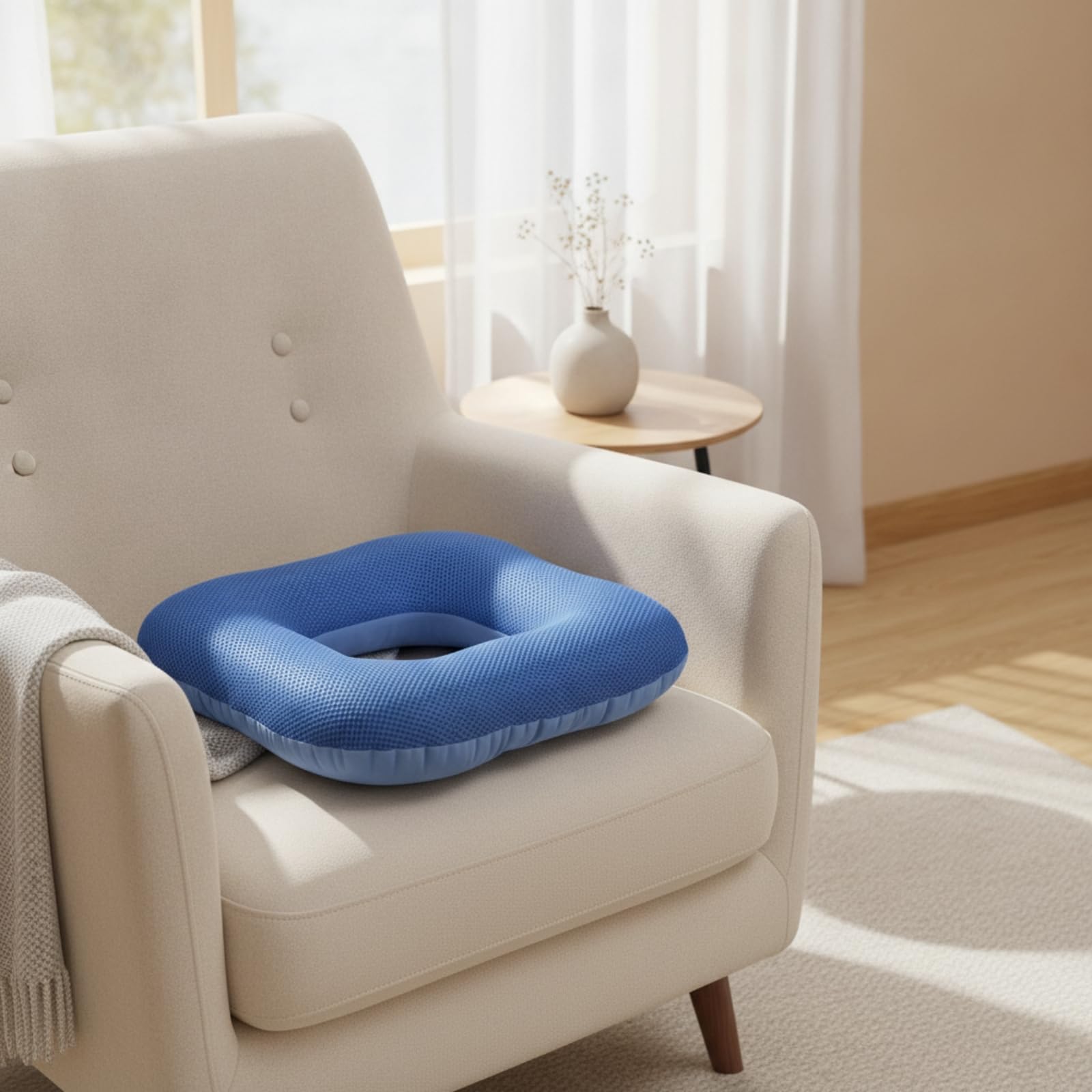 Cuscino con Foro Antidecubito | Ergonomico, Cuscino da Seduta, Confortevole, per Casa
