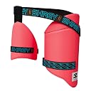 SHREY Meta VR Thigh Guards (Professional Range) Cricket Batting Thai Pad for Mens (Radiant Red, XS, Right Hand) gallery image