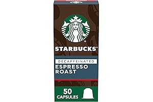 Nespresso Decaf Dark Roast Espresso | Decaf Coffee Pods | 50 Count