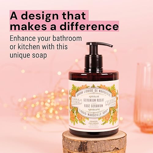 Miniatura 36 de Panier des Sens - Jabón líquido de manos - Jabón de manos con almendras - Jabón de manos hidratante francés de Marsella con aceite de coco - Cocina