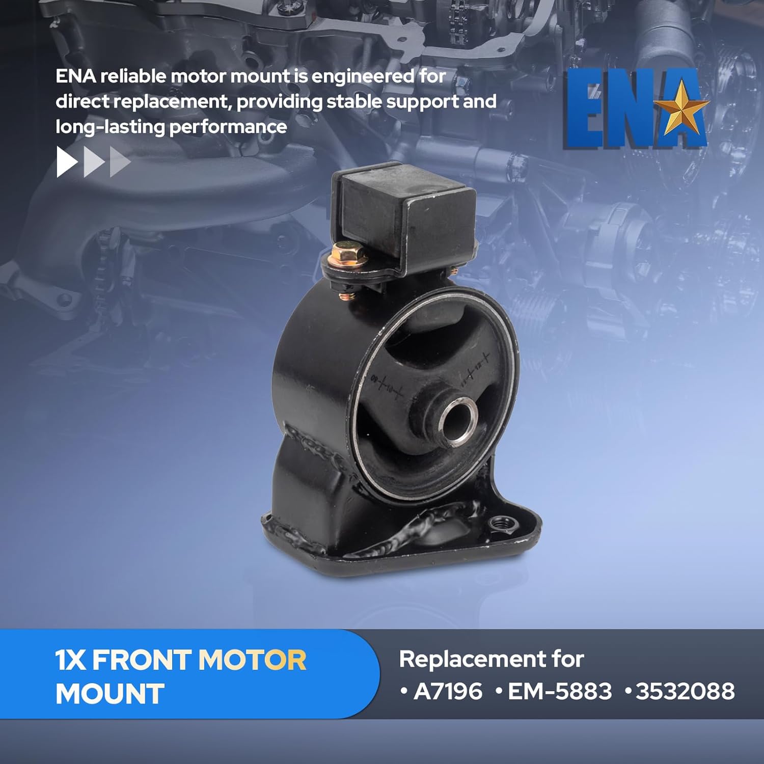 ENA Engine Motor Mount Set Compatible with Kia Sorento 2013 2012 2011 2.4 3.5 Replacement for A7196 A7195 A7198 A71018 218302P000 219102B100 218102P000 219302P000 9751 9729 9355 9754