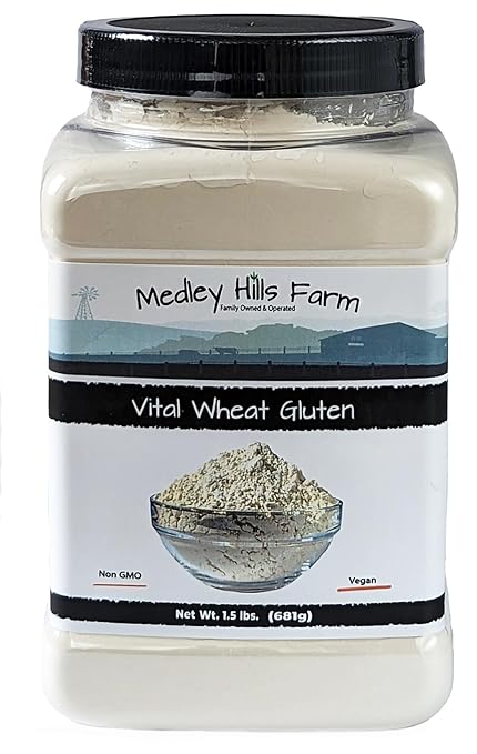 Vital Wheat Gluten By Medley Hills Farm 1.5 lbs. in