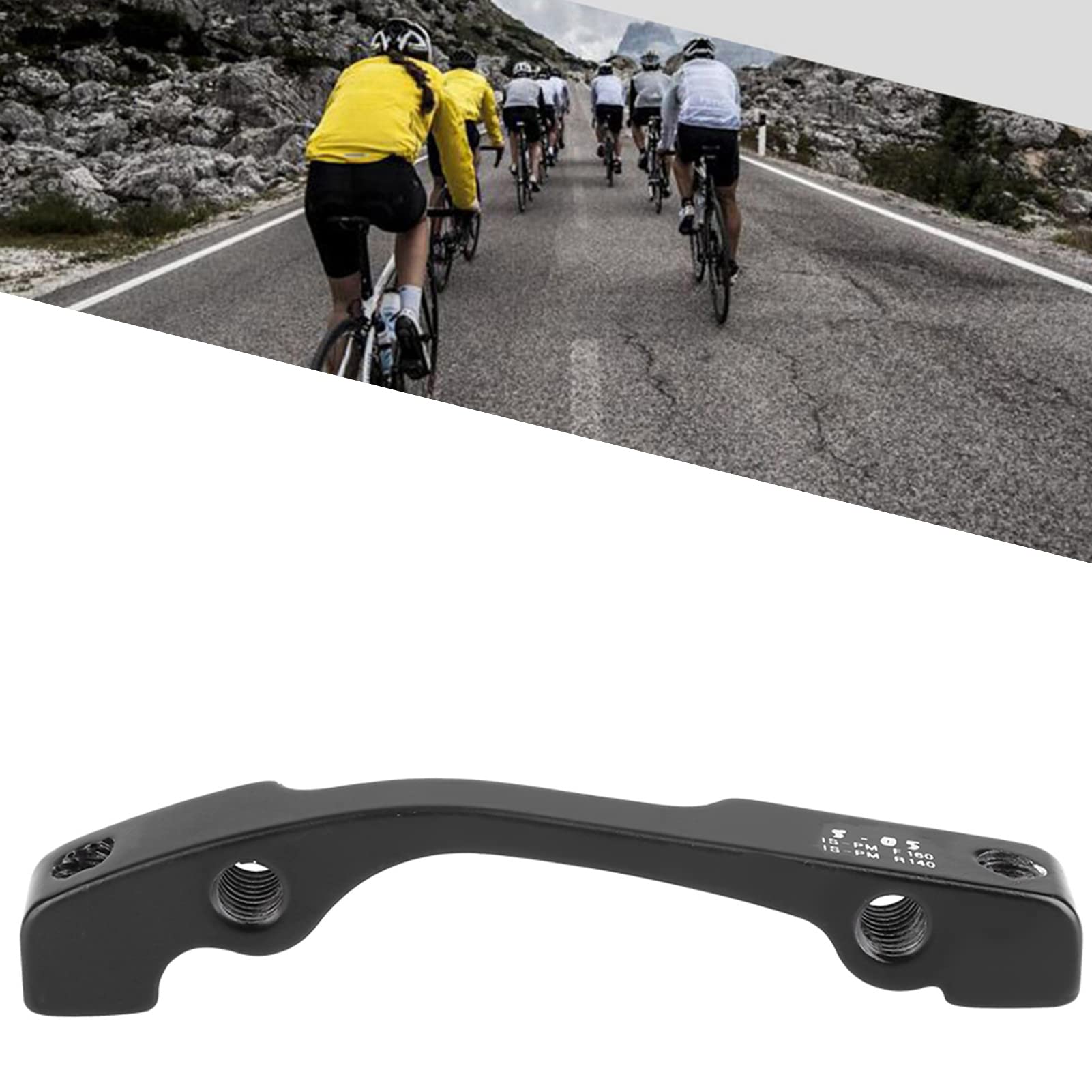 Support Frein Disque Vélo Alliage Aluminium DS02 - Adaptateur IS à PM 203/180mm Ultraléger