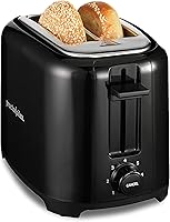 Proctor Silex 2-Slice Extra Wide Slot Toaster for Bagels, Toast Boost, 7 Shades, Auto Shut-Off, Black 22305