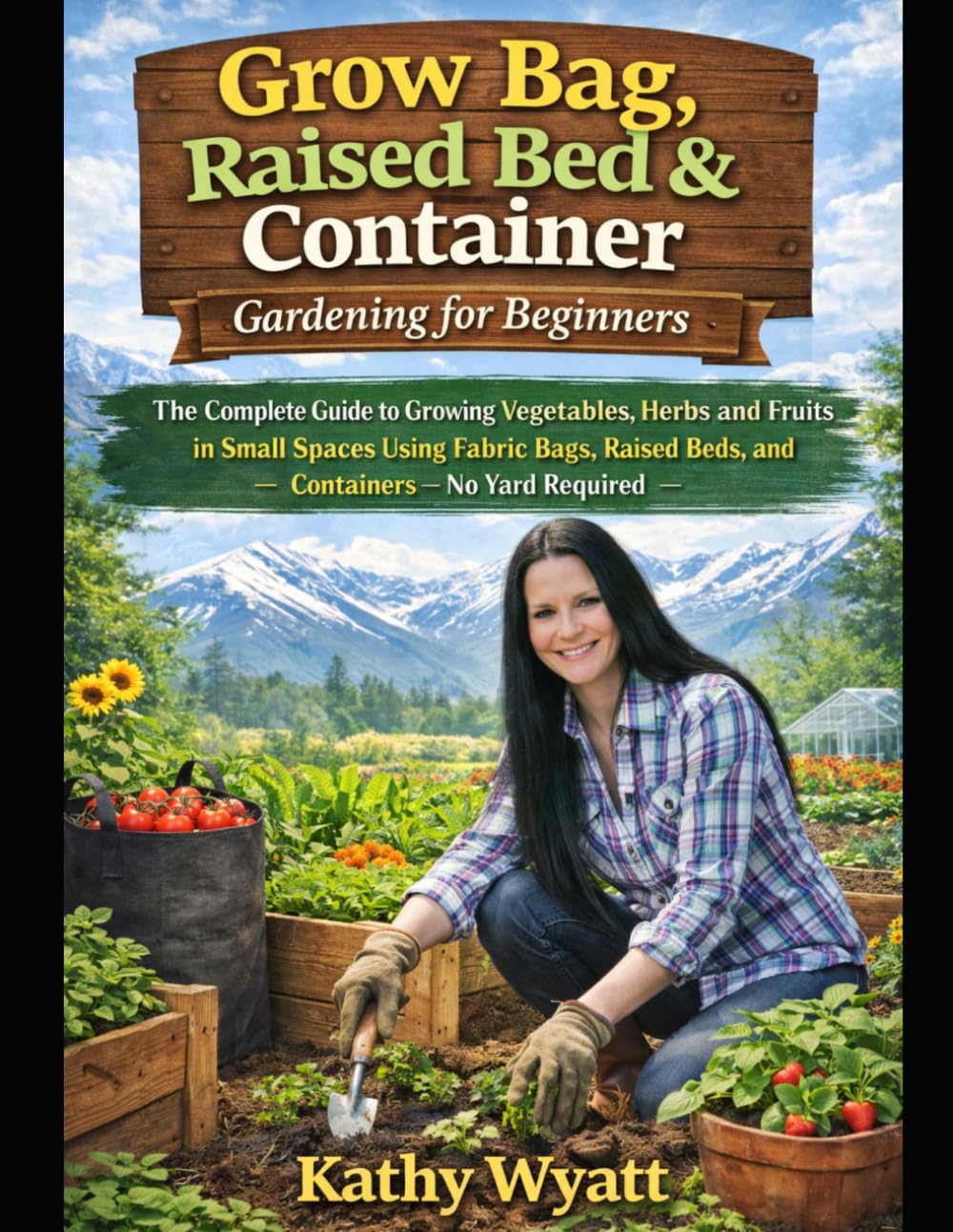 Grow Bag, Raised Bed & Container Gardening for Beginners: The Complete Guide to Growing Vegetables, Herbs, and Fruits in Small Spaces Using Fabric Bags, Raised Beds, and Containers — No Yard Required