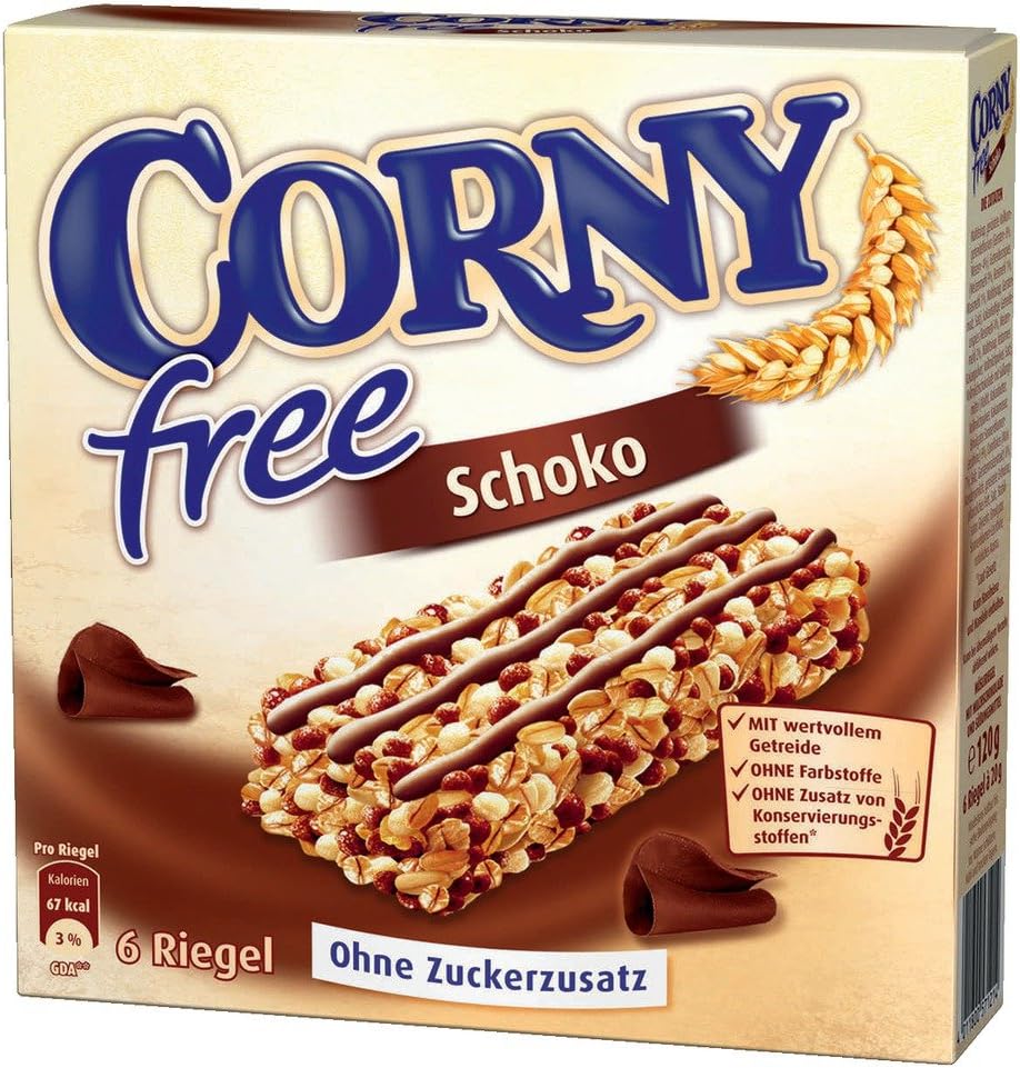 Corny Sugar Free Chocolate Muesli Bar