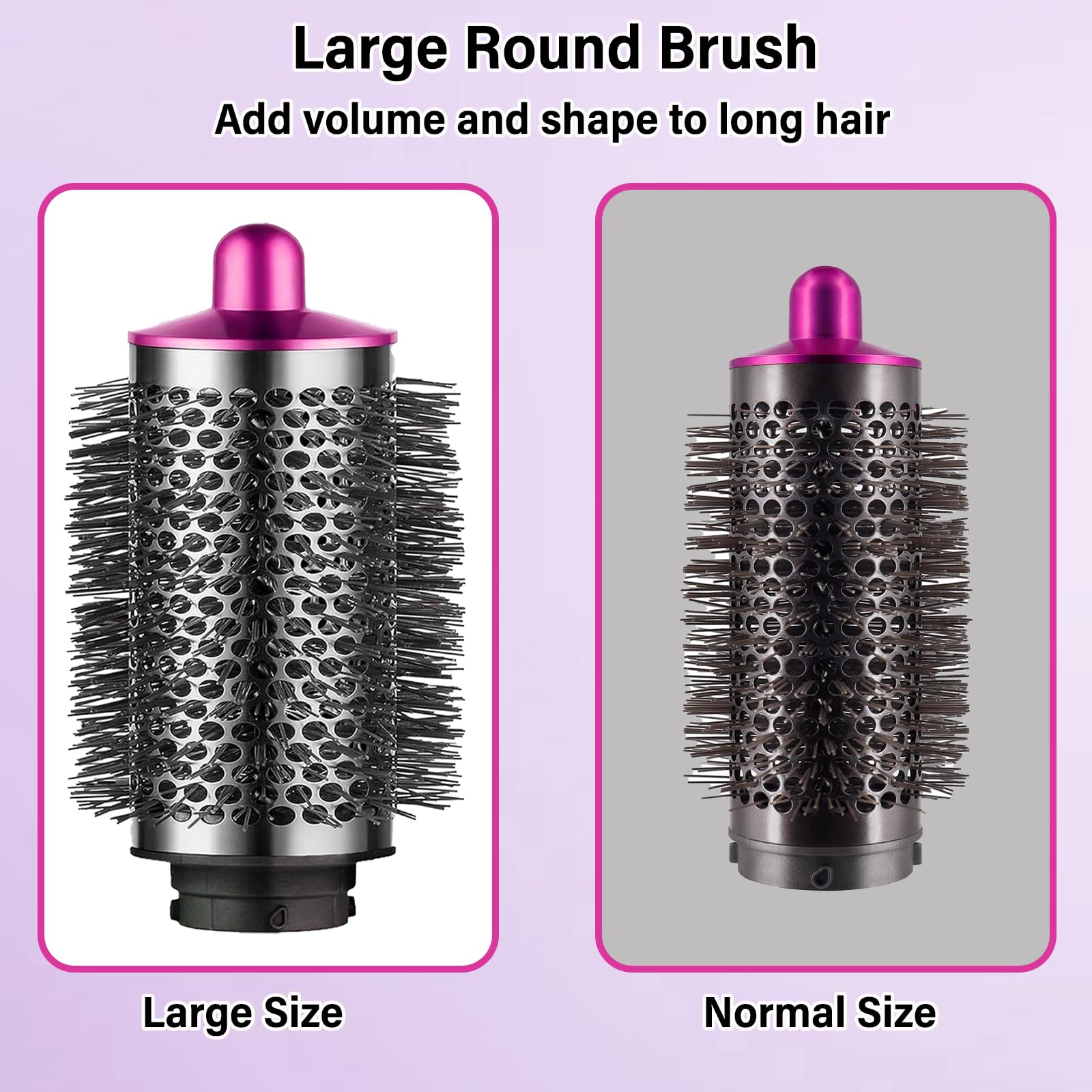 Spazzola volumizzante rotonda per Dyson Airwrap Styler per asciugacapelli Dyson con adattatore