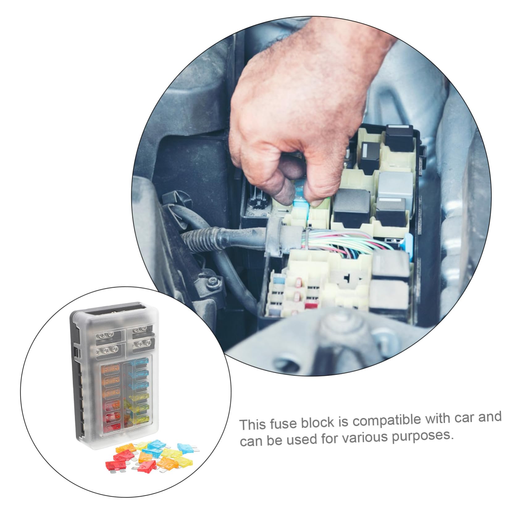 32v Car Fuse Block Holder Wege Sicherungshalter Für Fahrzeuge Robust Und Vielseitig Geeignet Für Wohnmobile Und Yachten