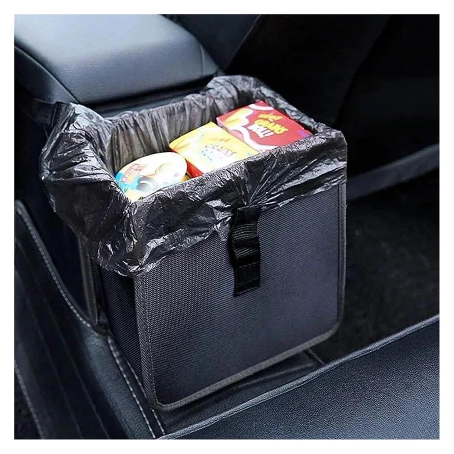 Car Hanging Trash Can Multipurpose Backseat Organizer, Universal Vehicle Storage Bin Snack Wrappers