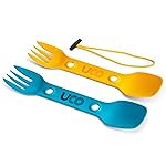 UCO Utility Spork Camping Spoon-Fork-Knife Utensil, 2 Pack
