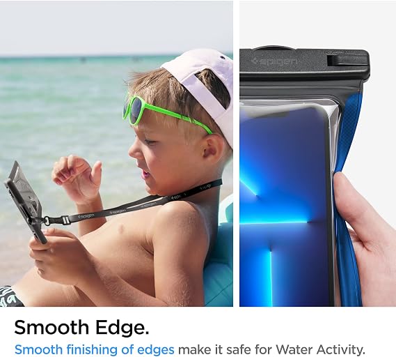 Spigen Aqua Shield WaterProof iPX8 Sertifikalı Su Geçirmez Kılıf A601 Siyah - AMP04525 (Spigen TR Garantili)