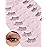 Wispy Half Lashes - Natural Corner Lashes 3/4 False Eyelashes Clear Band W07